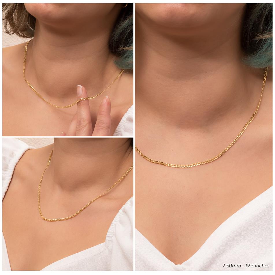 Solid Gold Cuban Curb Chain