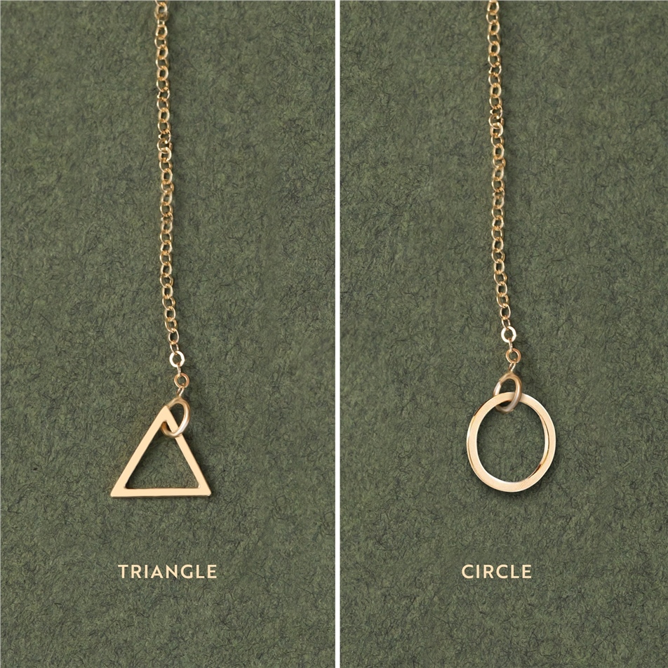 Altın Bar Lariat Kolye