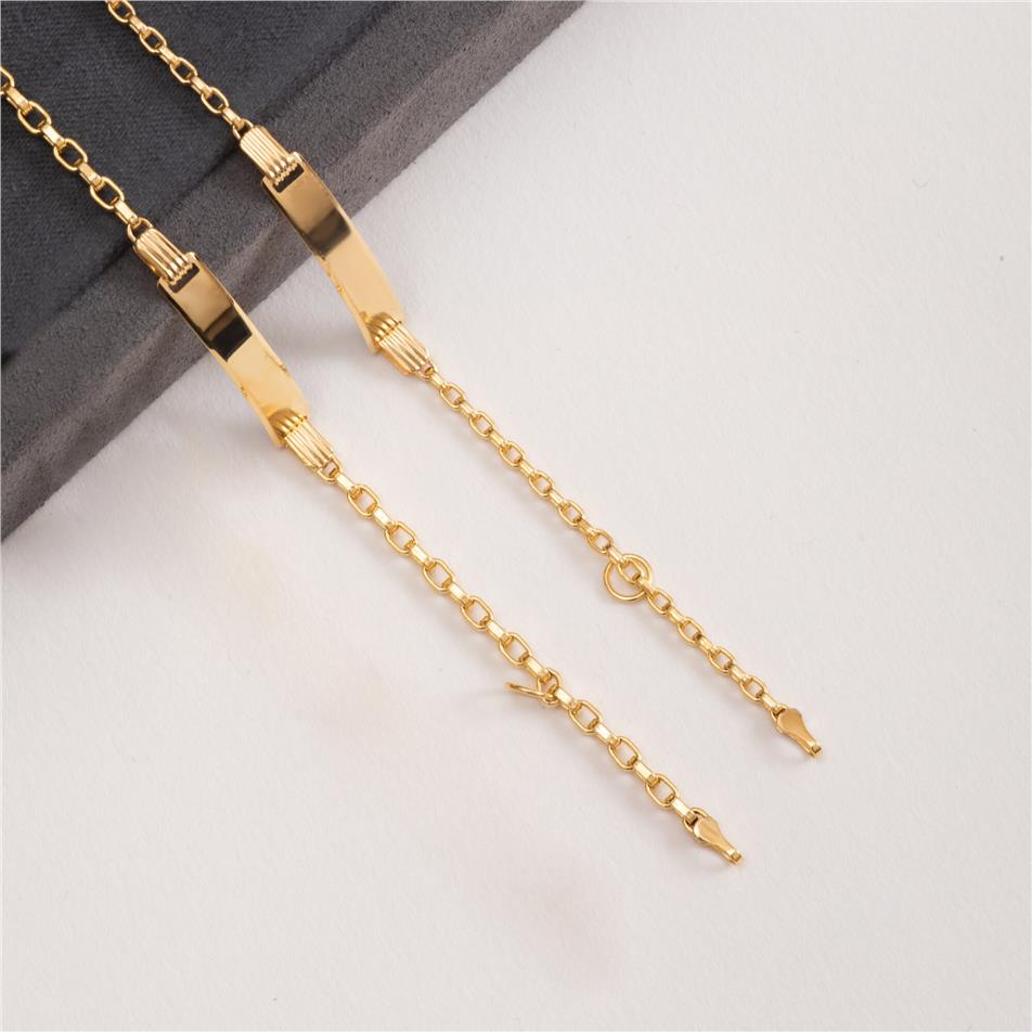 Solid Gold Baby ID Bracelet