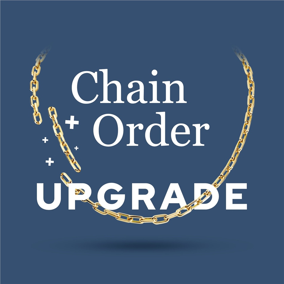 Solid Gold Cable Chain Length Upgrade