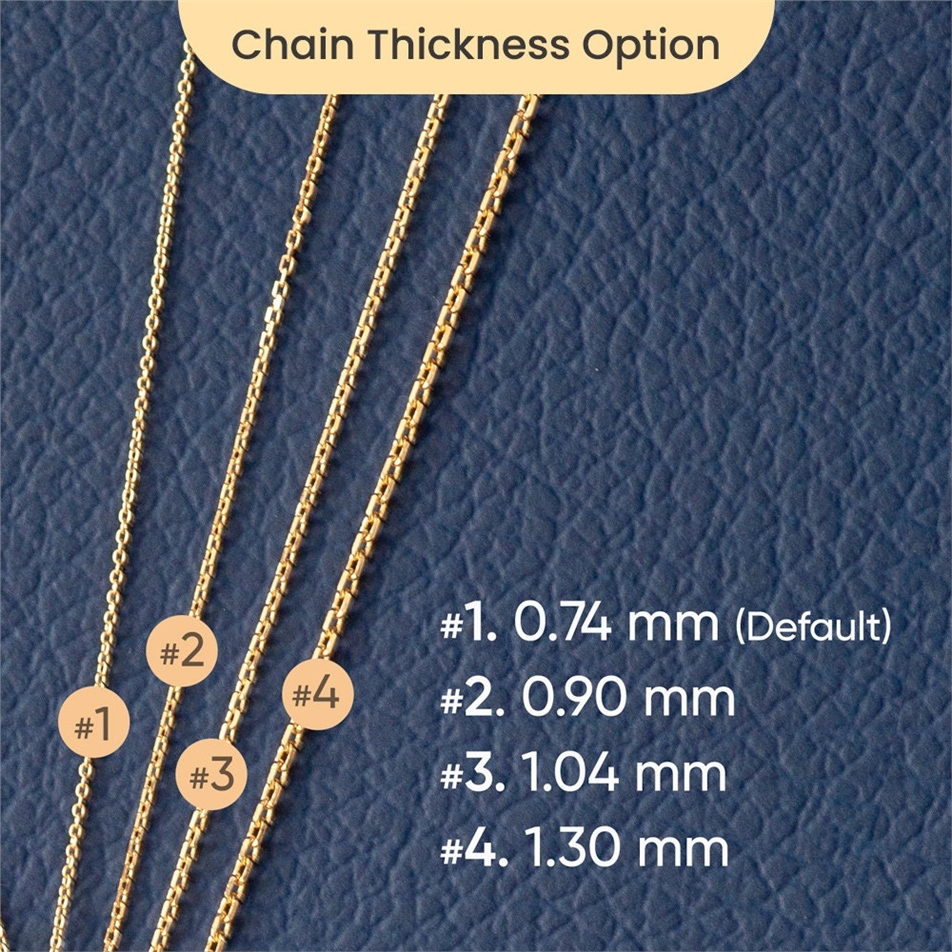 Solid Gold Cubic Zirconia Evil Eye Necklace