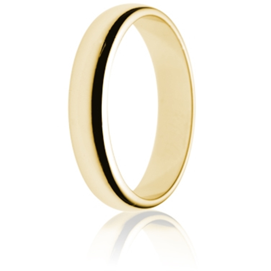 Solid Gold Band Classic Ring