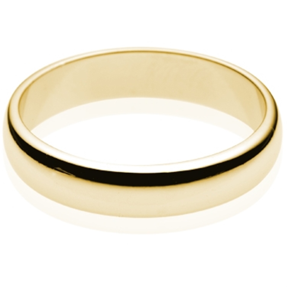 Solid Gold Band Classic Ring