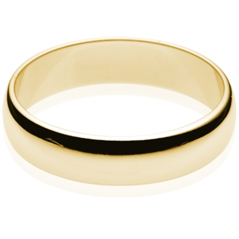 Solid Gold Band Classic Ring