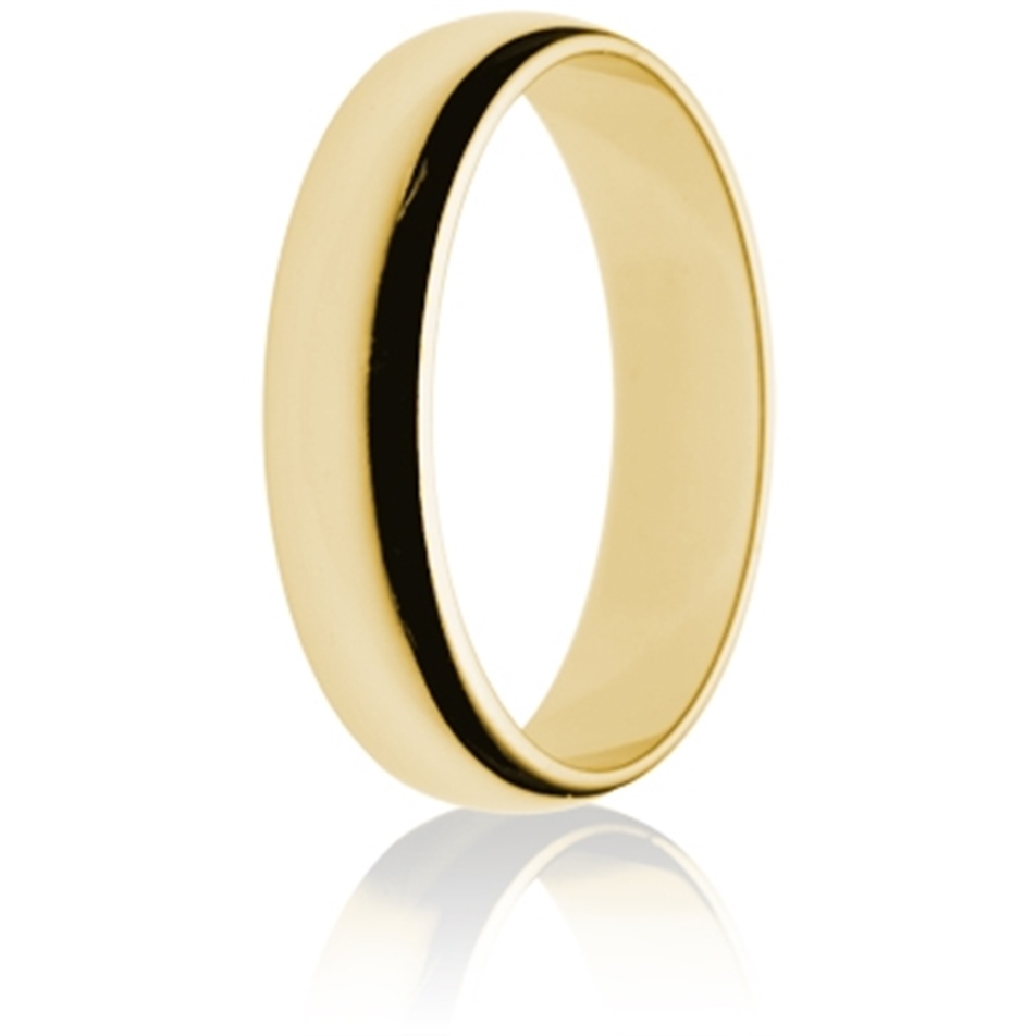 Solid Gold Band Classic Ring