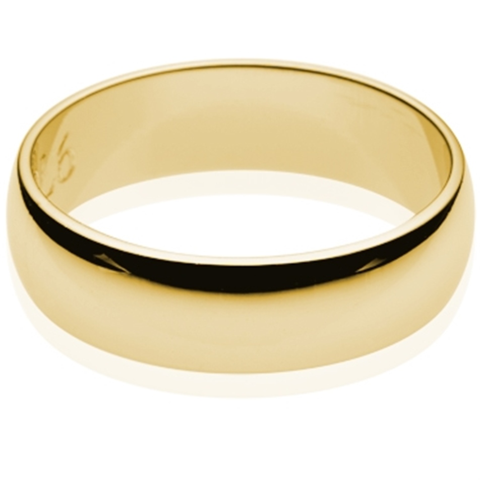 Solid Gold Band Classic Ring