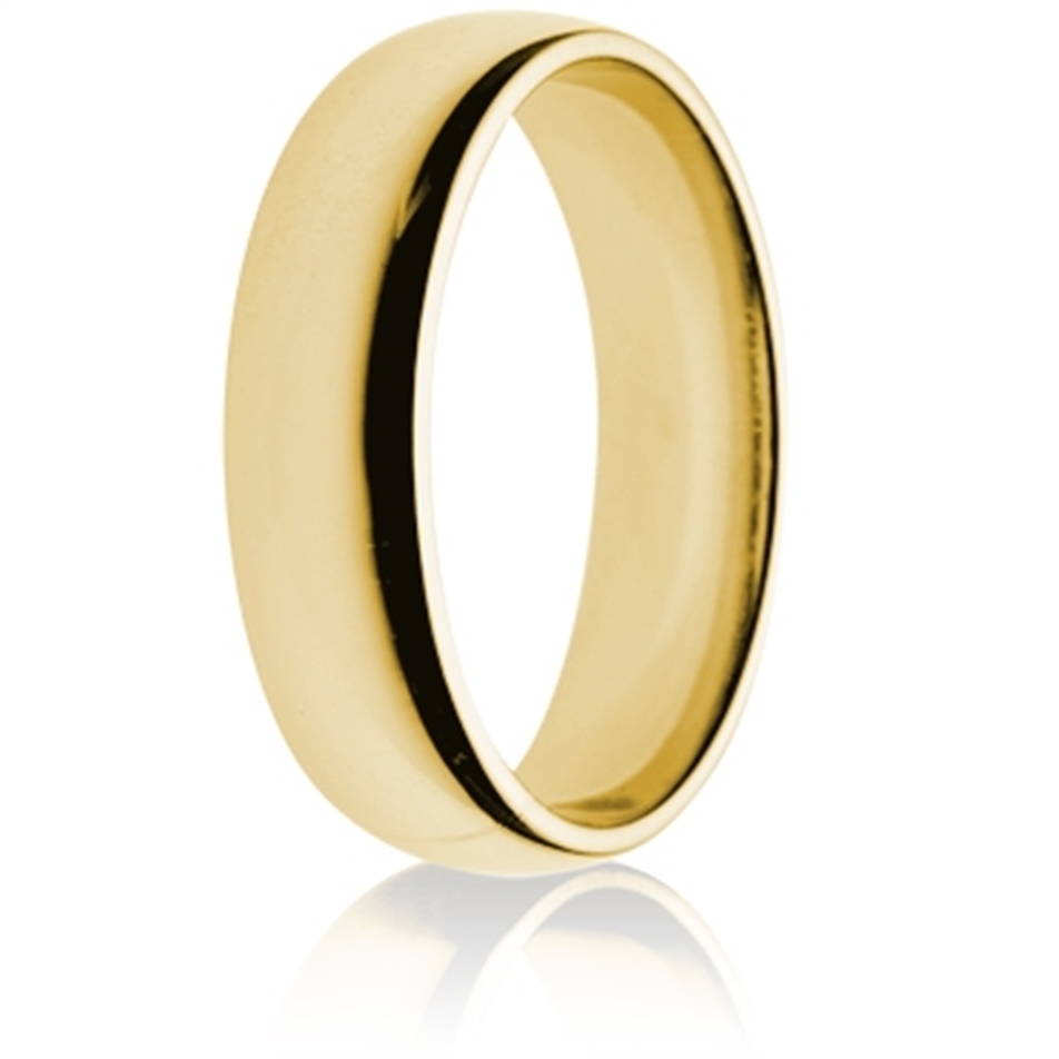 Solid Gold Band Classic Ring