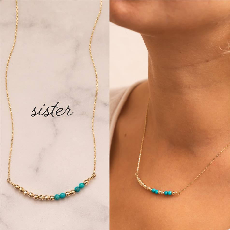 Altın Mors Alfabeli Kolye