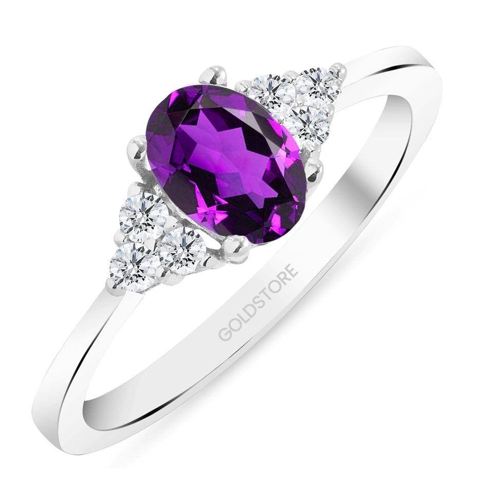 Solid Gold 0.12 ct Diamond Fancy Ring