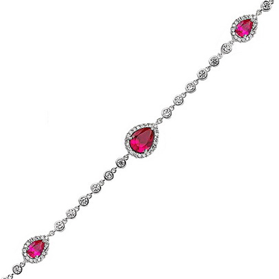 Solid Gold Cluster Bracelet