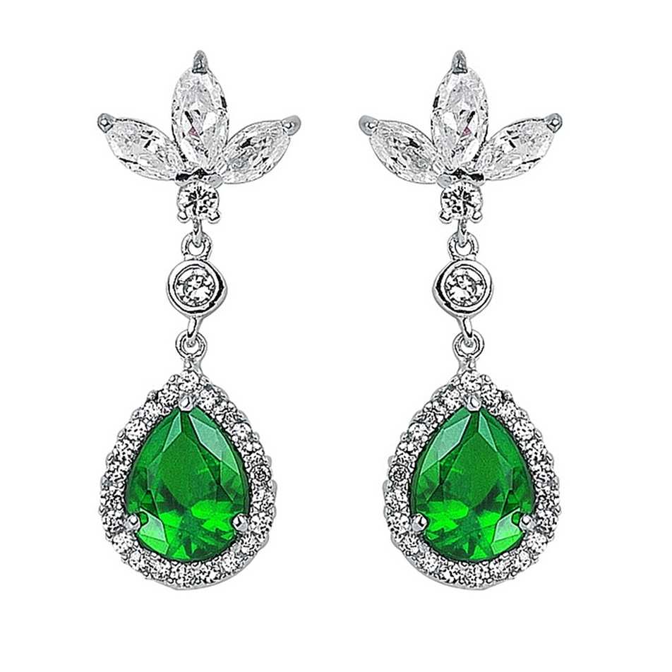 Solid Gold Cluster Earring