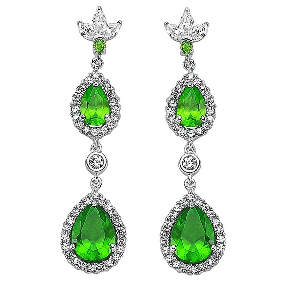 Solid Gold Cluster Earring