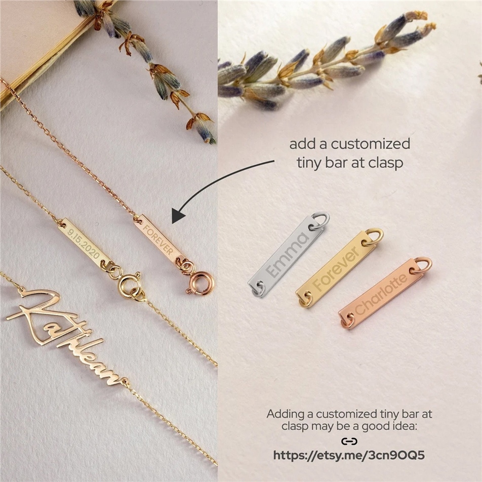 Solid Gold Boy Girl Charm Necklace