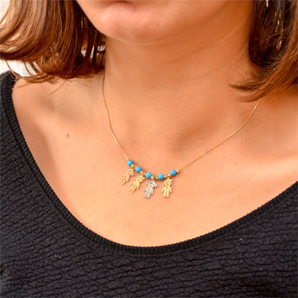 Solid Gold Name Necklace