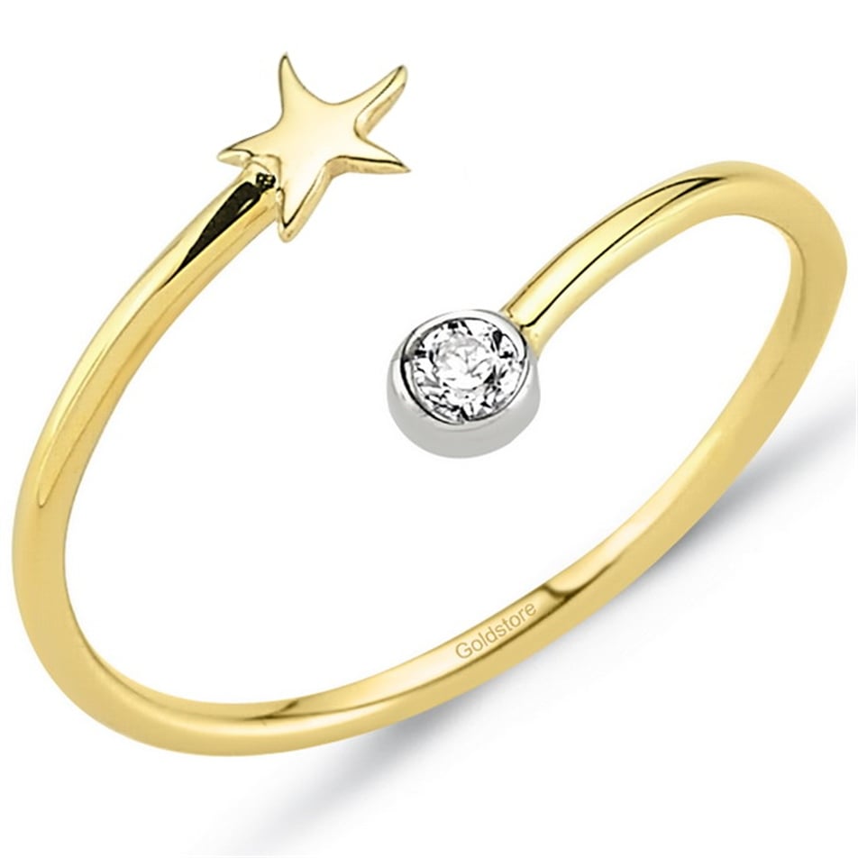 Altın Deniz Yıldızı Yüzük