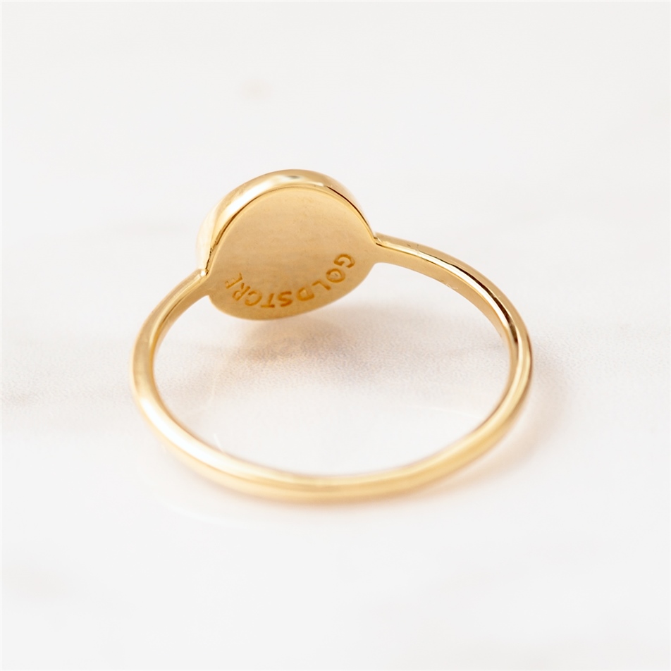 Solid Gold Fancy Hamsa Ring