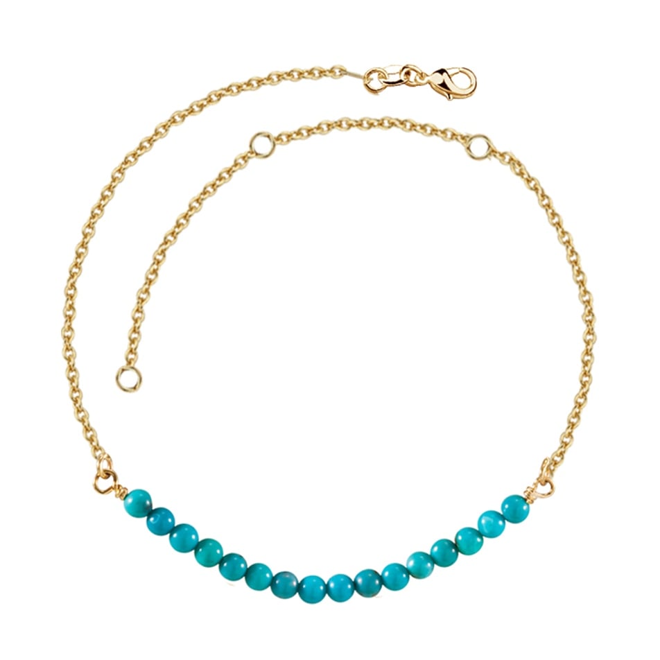 Solid Gold Fancy Anklet