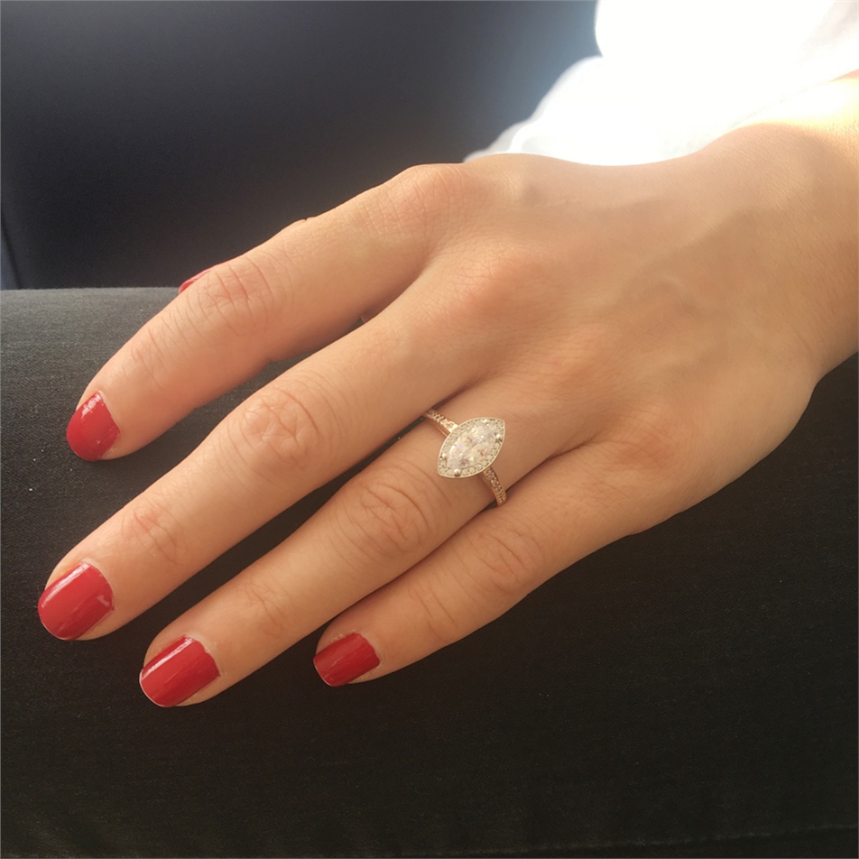 Solid Gold Solitaire Ring