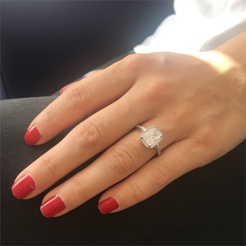 Solid Gold Solitaire Ring