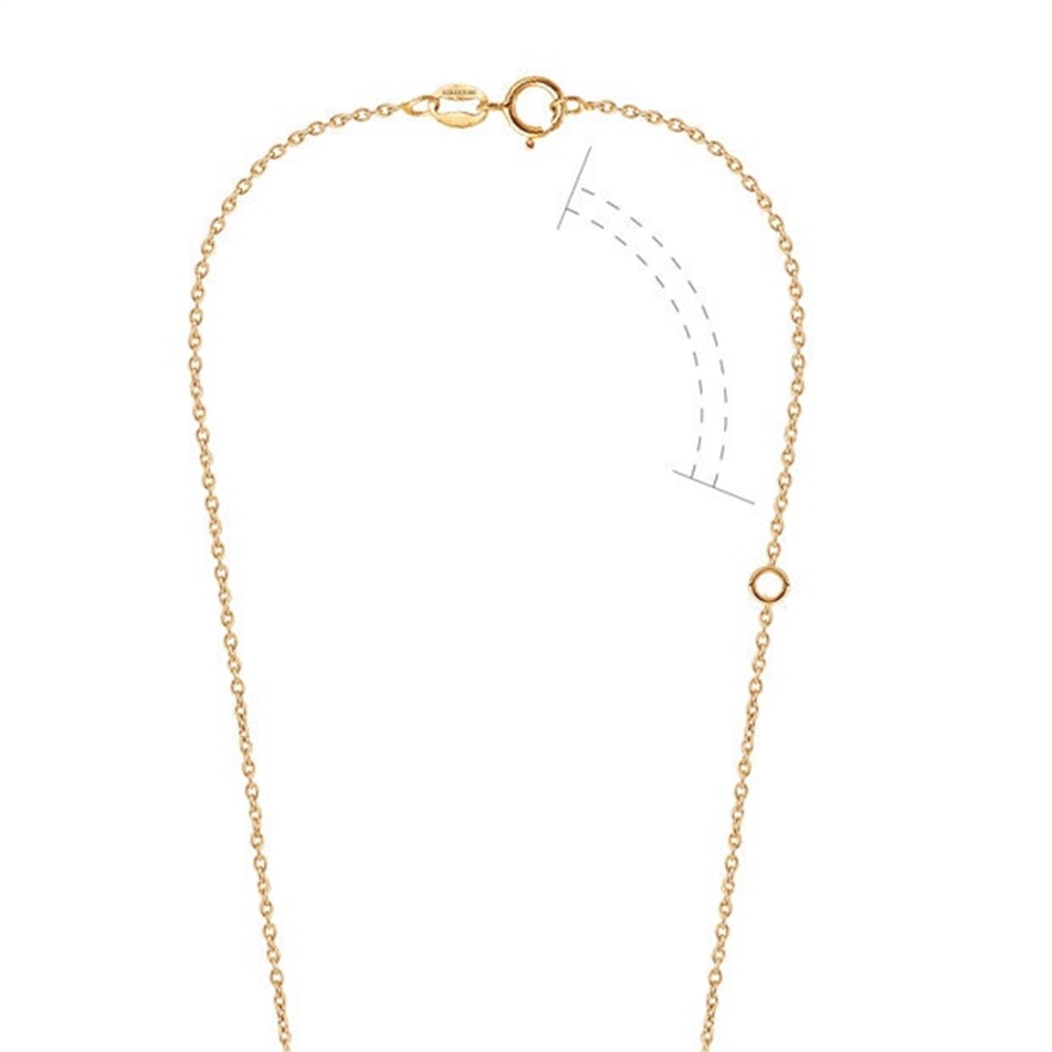 Solid Gold Small Cross Necklace