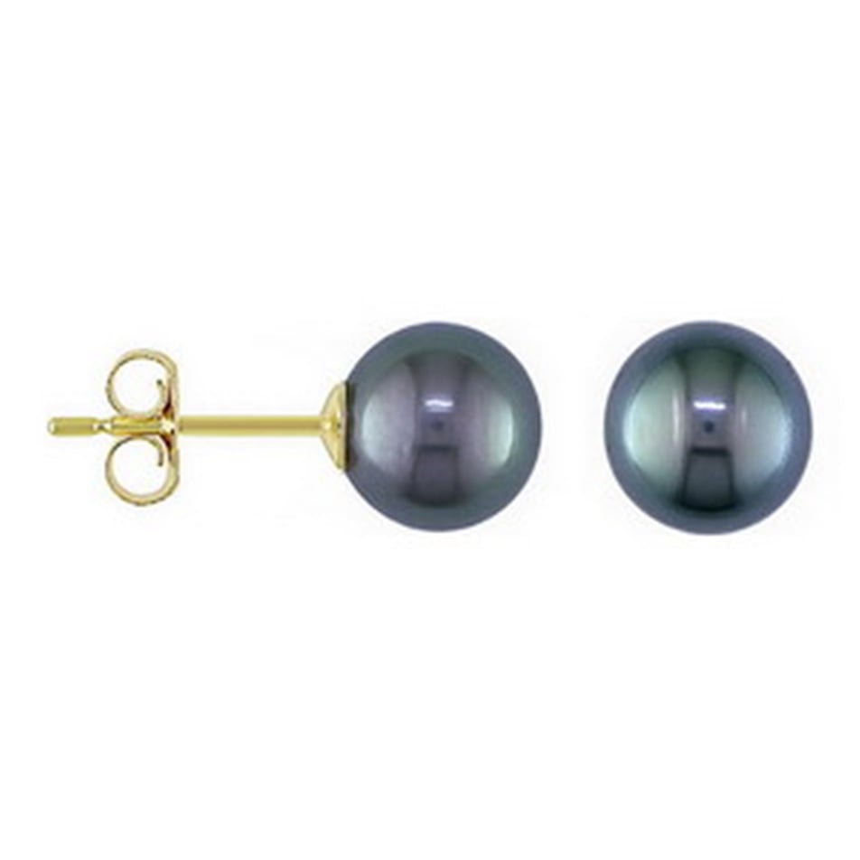 Solid Gold Pearl Earring