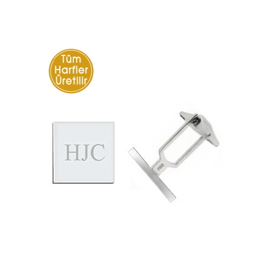 Solid Gold Name Cufflink