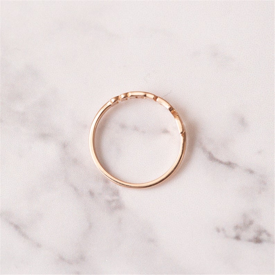 Solid Gold Name Ring