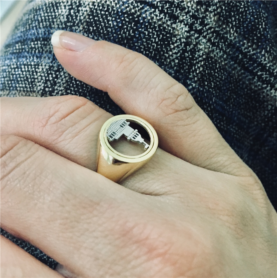 Solid Gold Fancy Ring