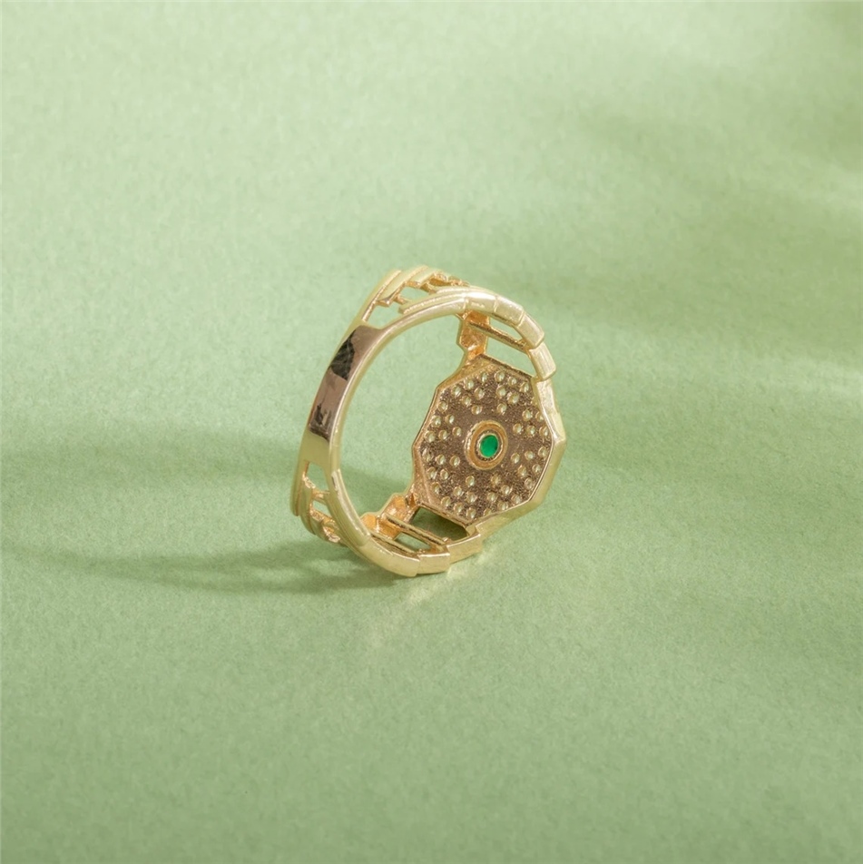 Solid Gold Knuckle Ring