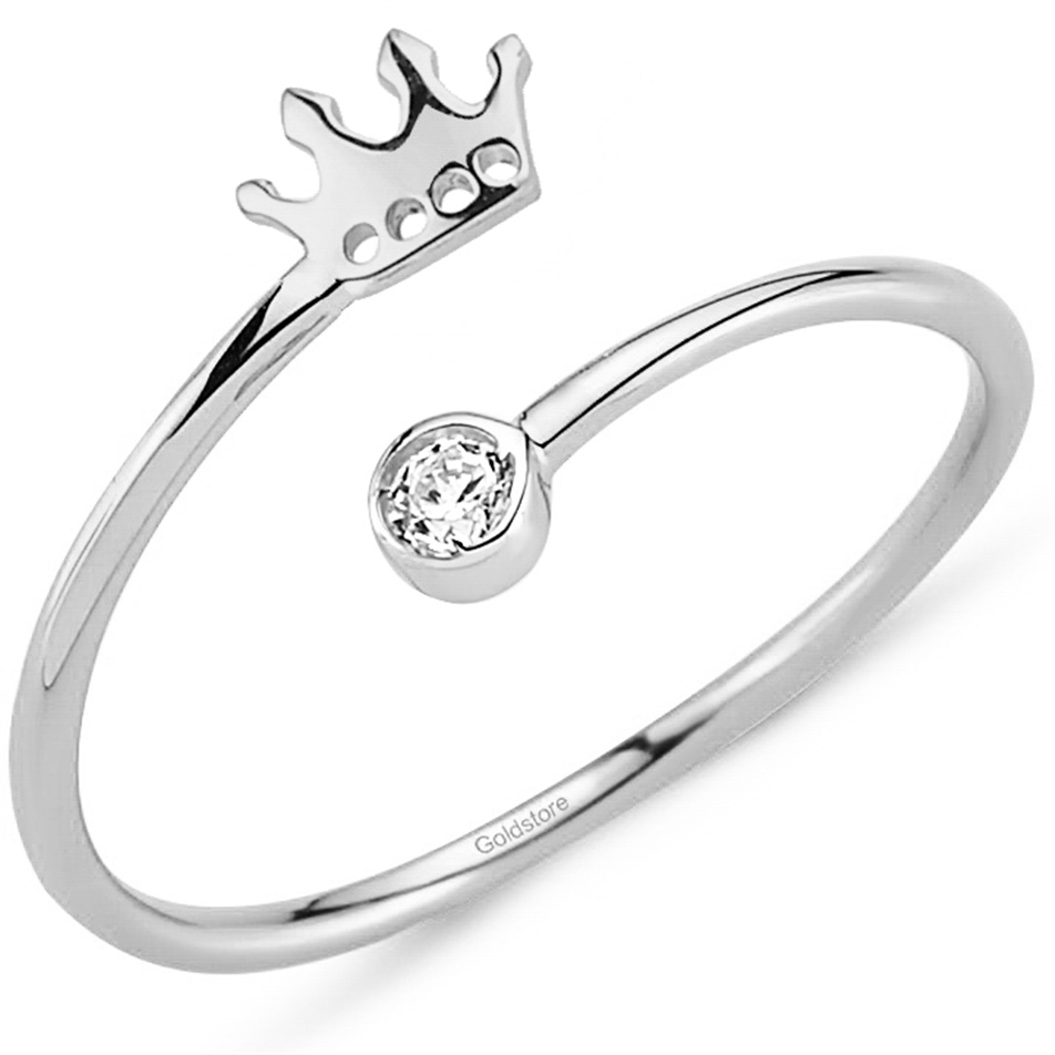 Solid Gold Fancy Crown Ring