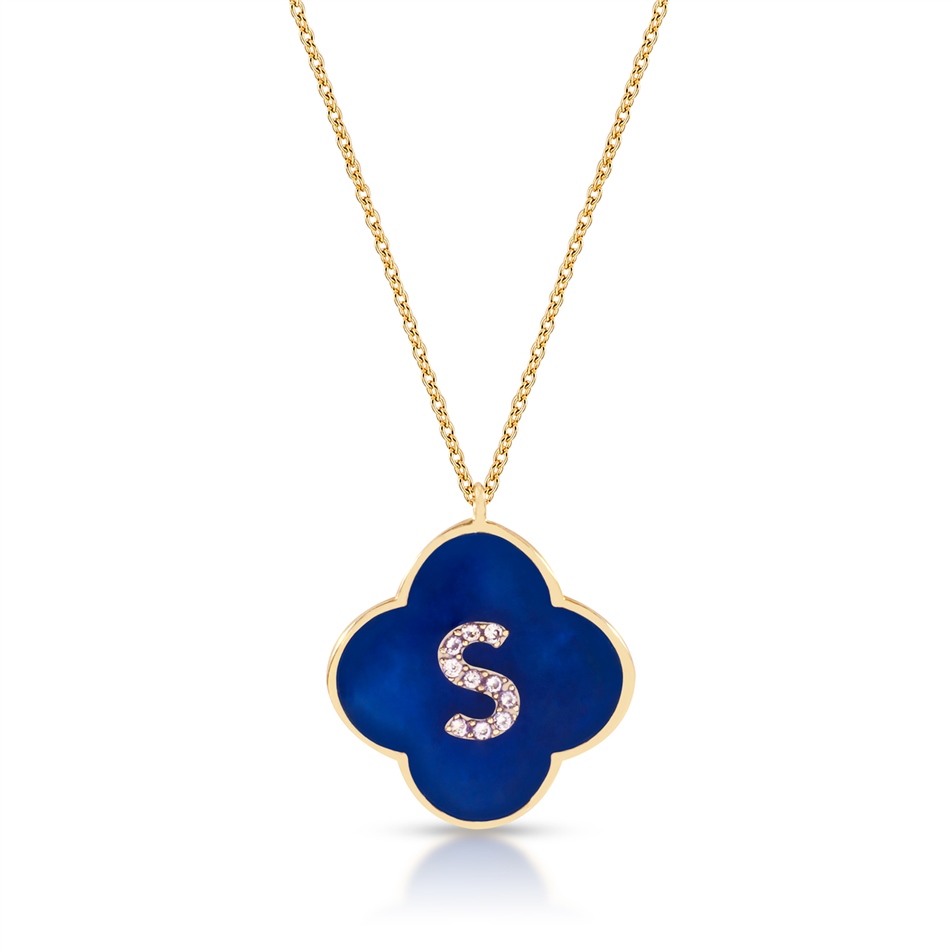 Solid Gold Letter Necklace