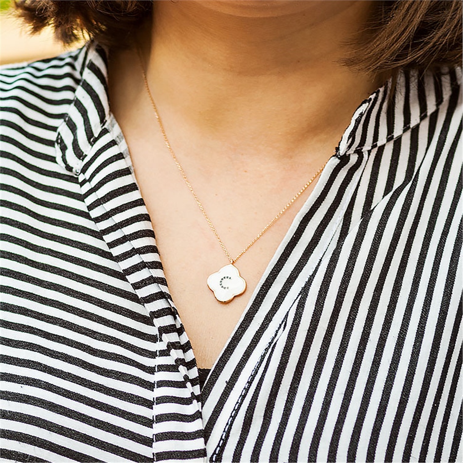 Solid Gold Letter Necklace