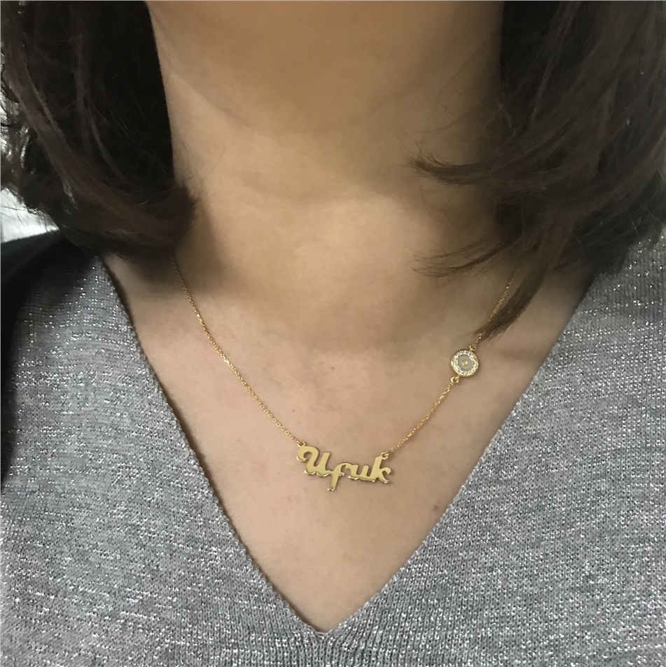 Solid Gold Name Necklace
