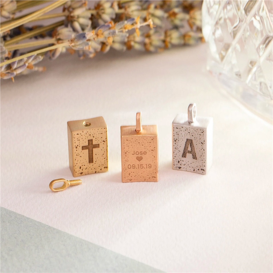 Solid Gold Bible Urn Necklace