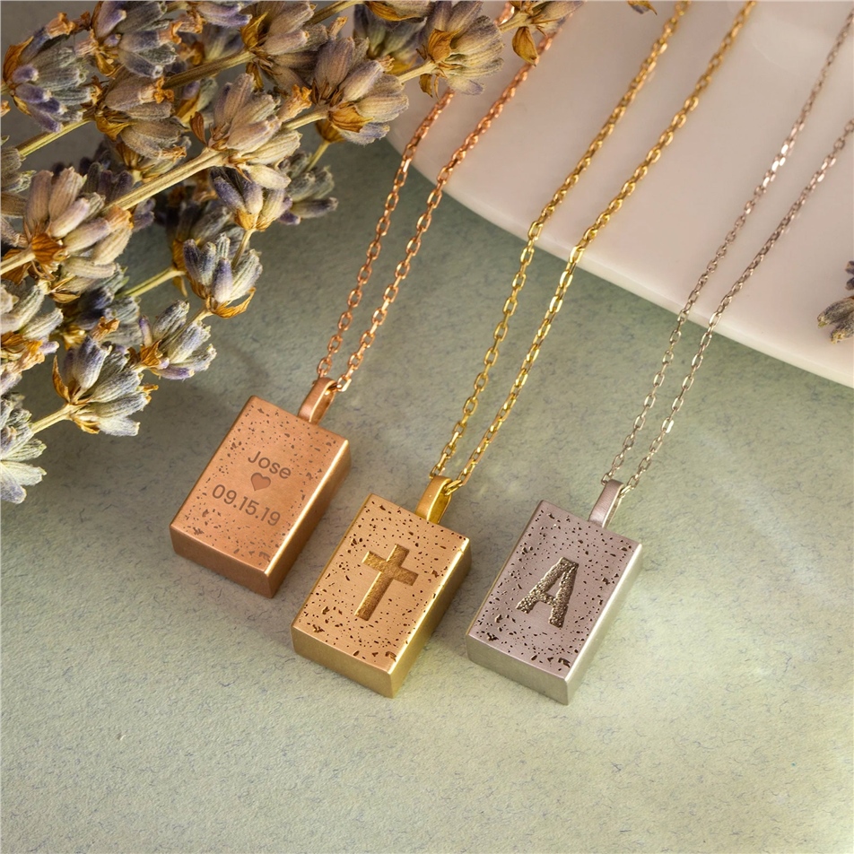 Solid Gold Bible Urn Necklace