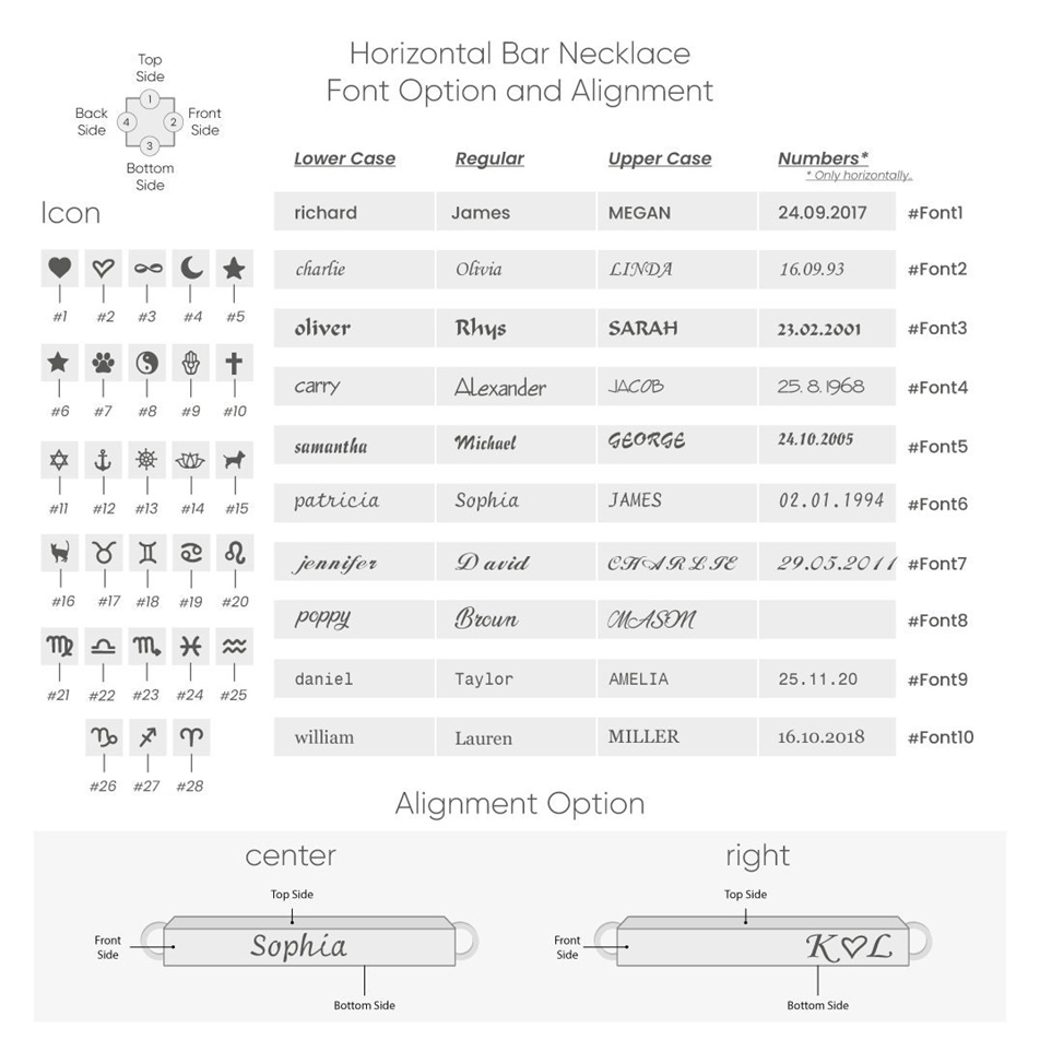 Altın Yatay Bar Kolye