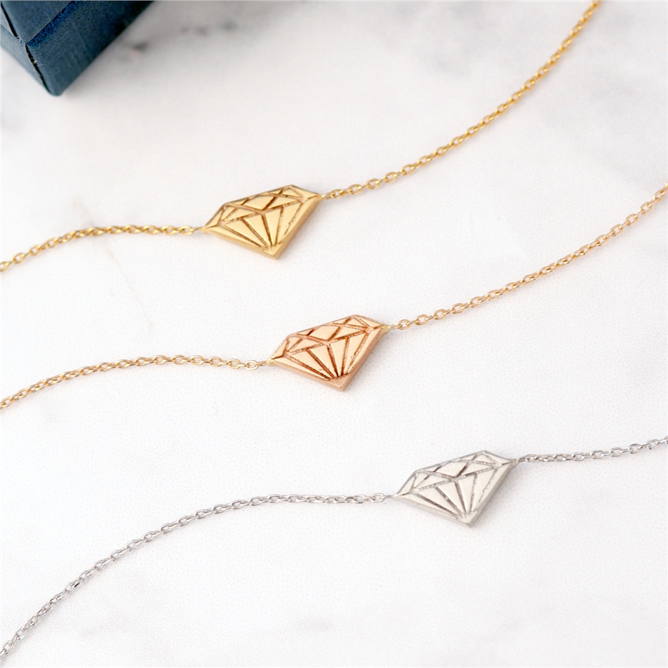 Solid Gold Diamond Bracelet