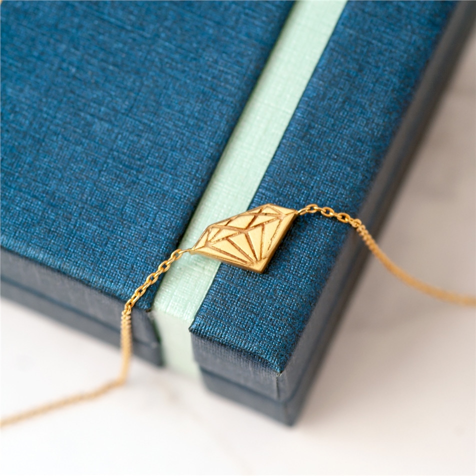 Solid Gold Diamond Bracelet