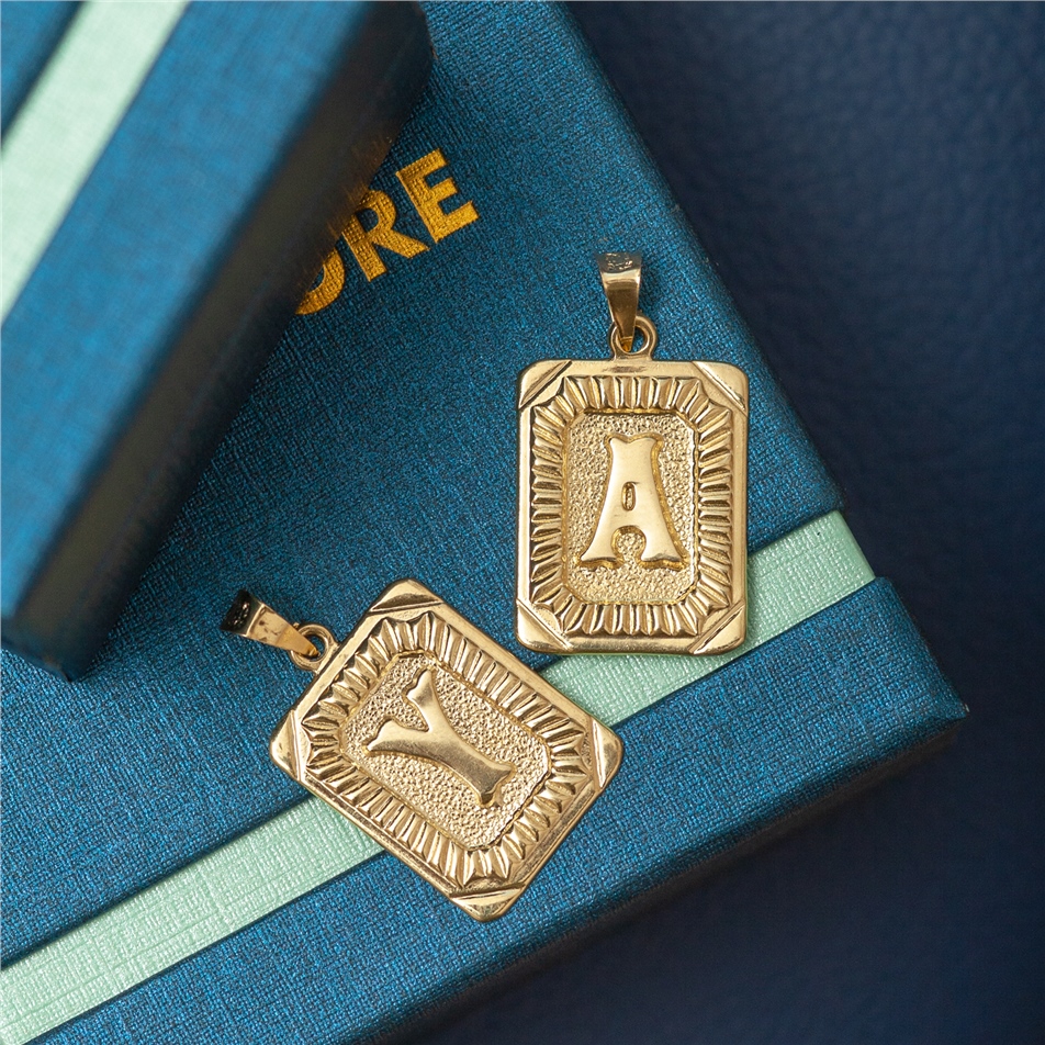 Solid Gold Letter Necklace