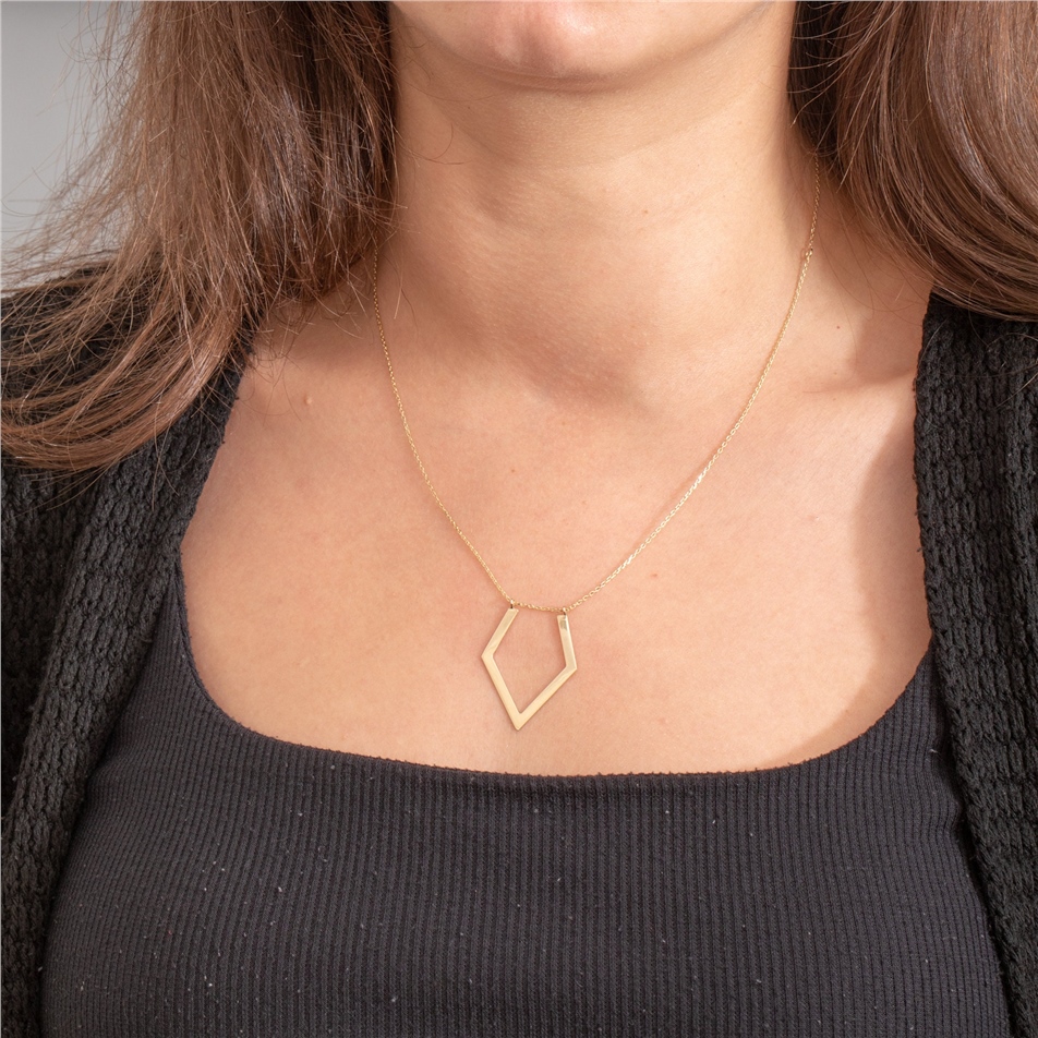 Solid Gold Ring Holder Necklace