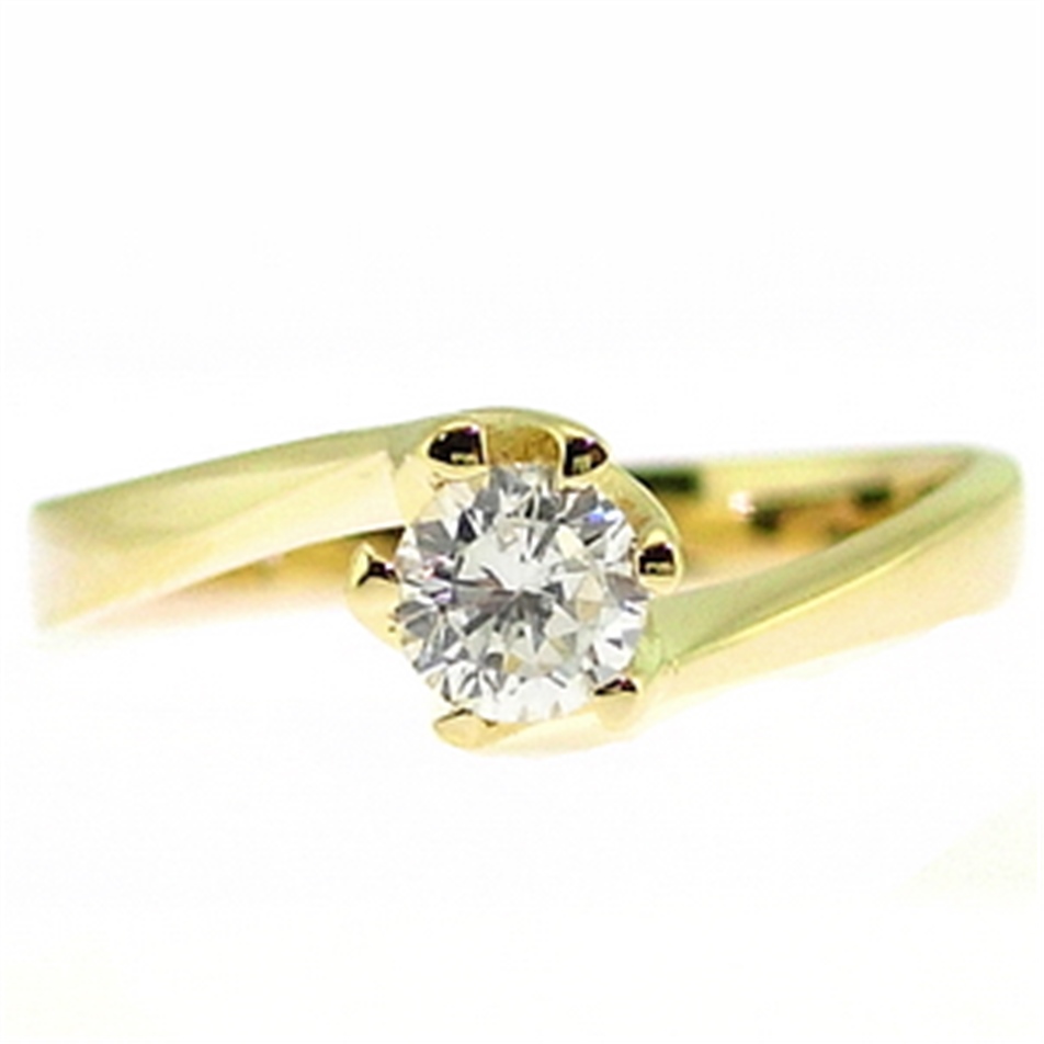 Solid Gold Solitaire Solitaire Ring