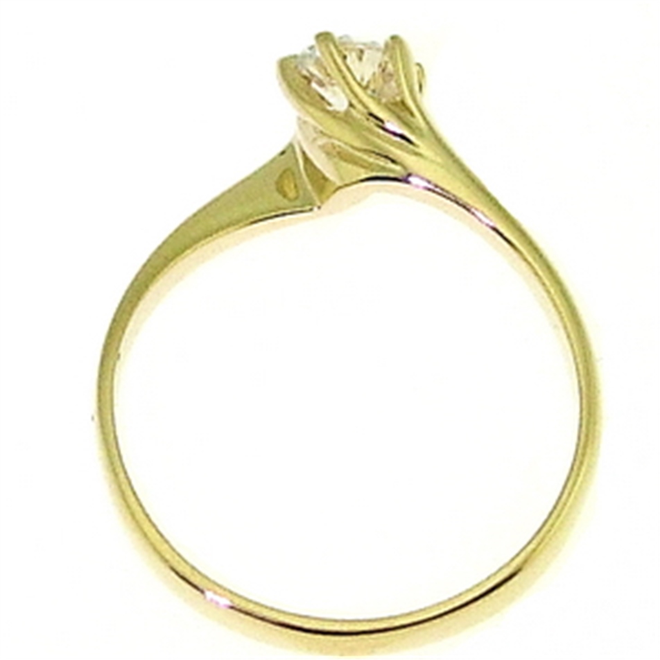 Solid Gold Solitaire Solitaire Ring
