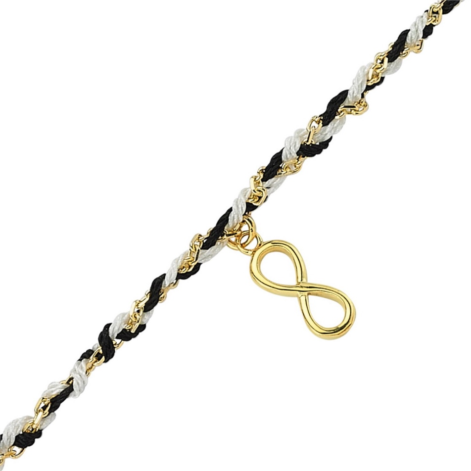 Solid Gold Infinity Bracelet