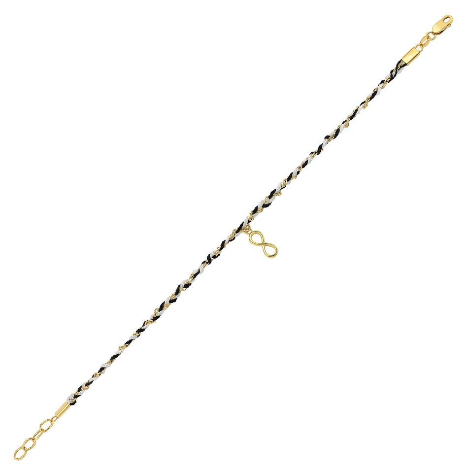 Solid Gold Infinity Bracelet