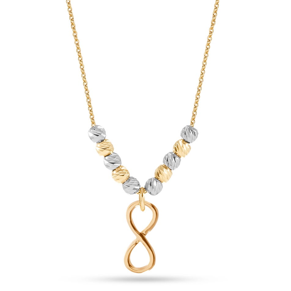 Altın Top Sonsuzluk Kolye