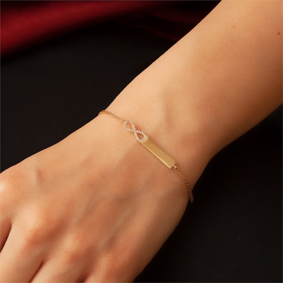 Goldstore-Sonsuzluk, Plaka İsim Bileklik