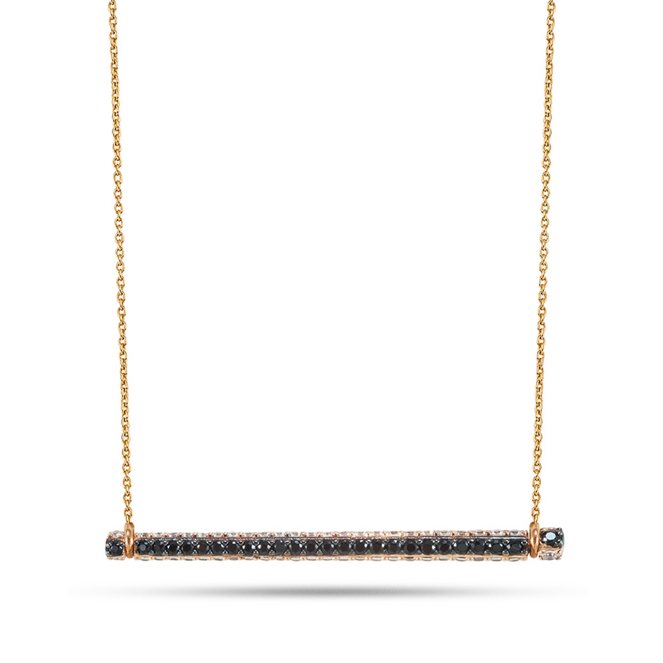 Altın 3D Çubuk Kolye