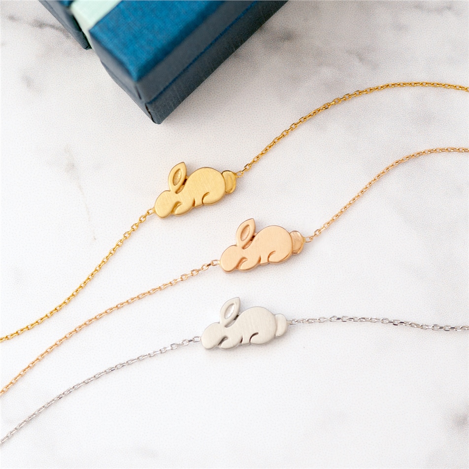 Solid Gold Rabbit Bracelet