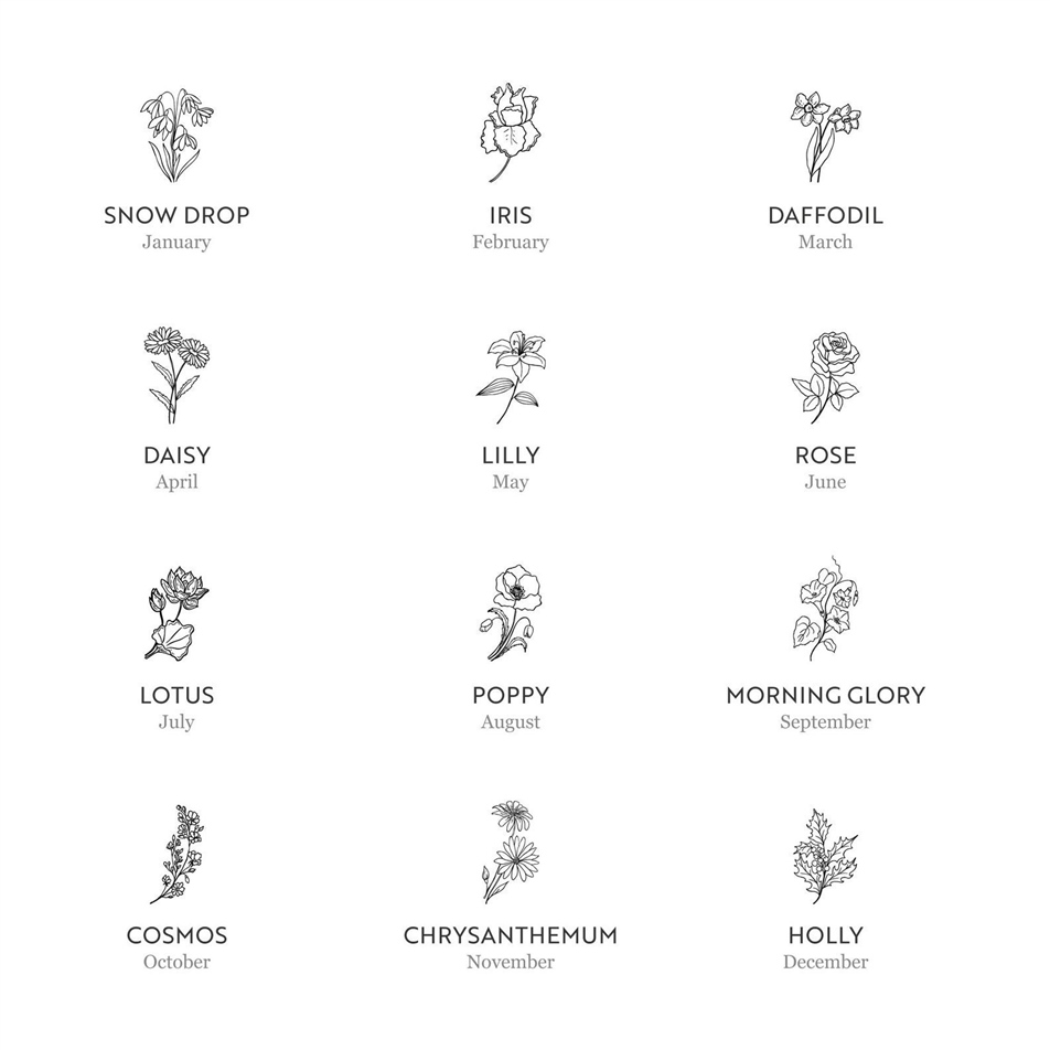 Solid Gold Birthstone Bar Tag Necklace