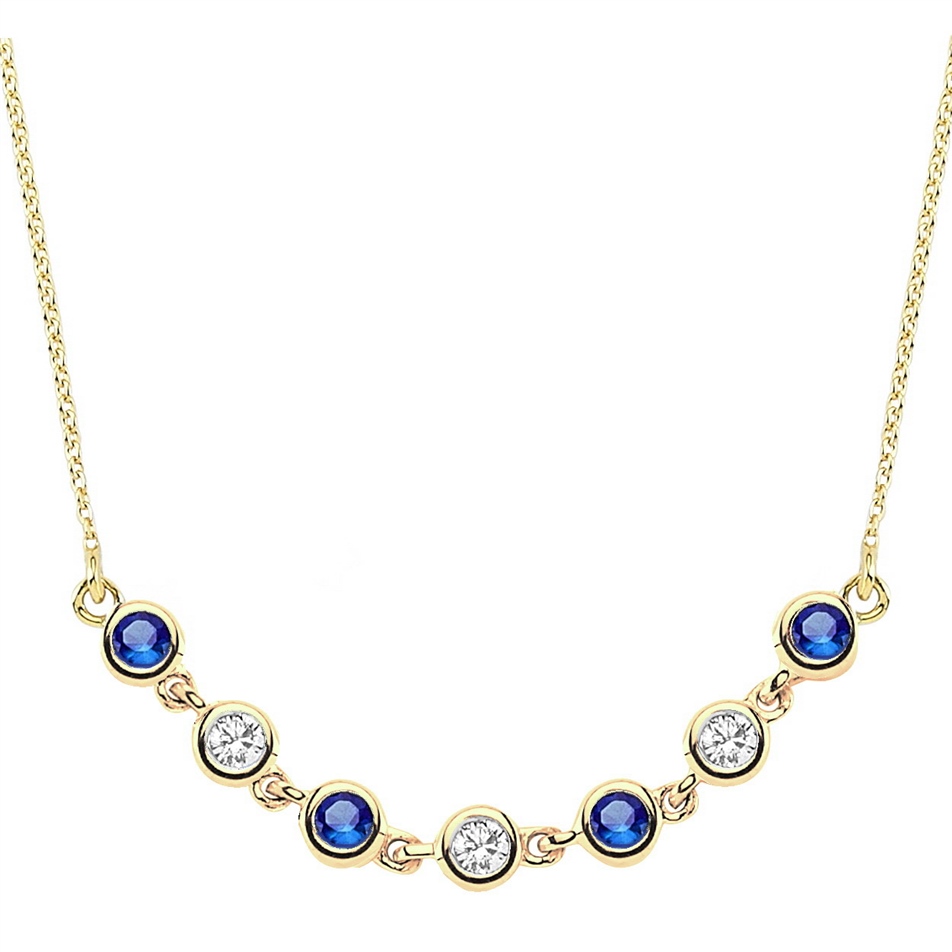 Solid Gold Seed Necklace